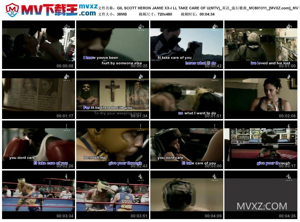 GIL SCOTT HERON JAMIE XX-I LL TAKE CARE OF U(MTV)_英语_流行歌曲_MC801311